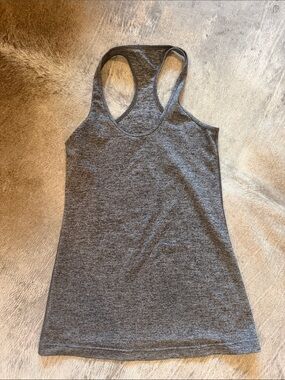 lululemon athletica Charcoal Gray Racerback Tank